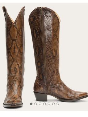 Stetson Yasmin Brown Python Boots